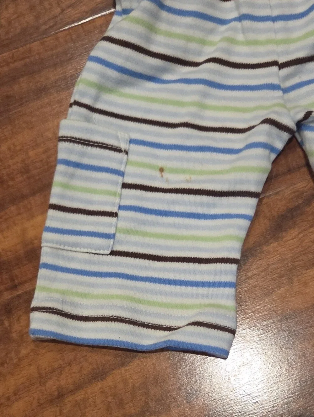 Gymboree NWT Newborn Blue Striped Airplane Bodyuit, Pants and Bib Set